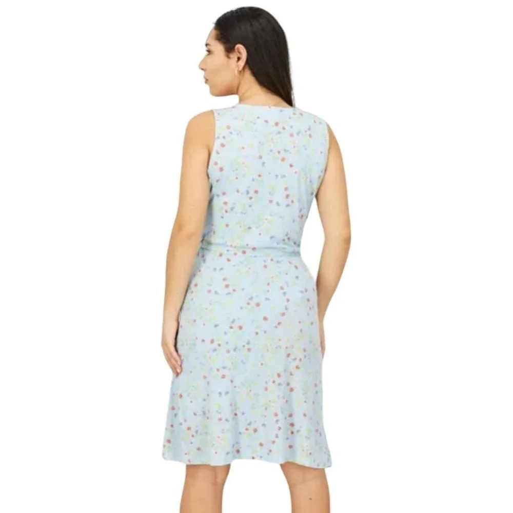 DO NOT BUY Stitch Fix 41 Hawthorn NWT Kaylee Blue Floral Surplice OUT OF STOCK - Picture 11 of 11